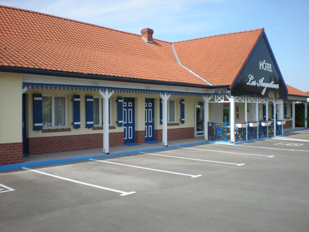 Hotel Les Augustines Quend Exterior foto
