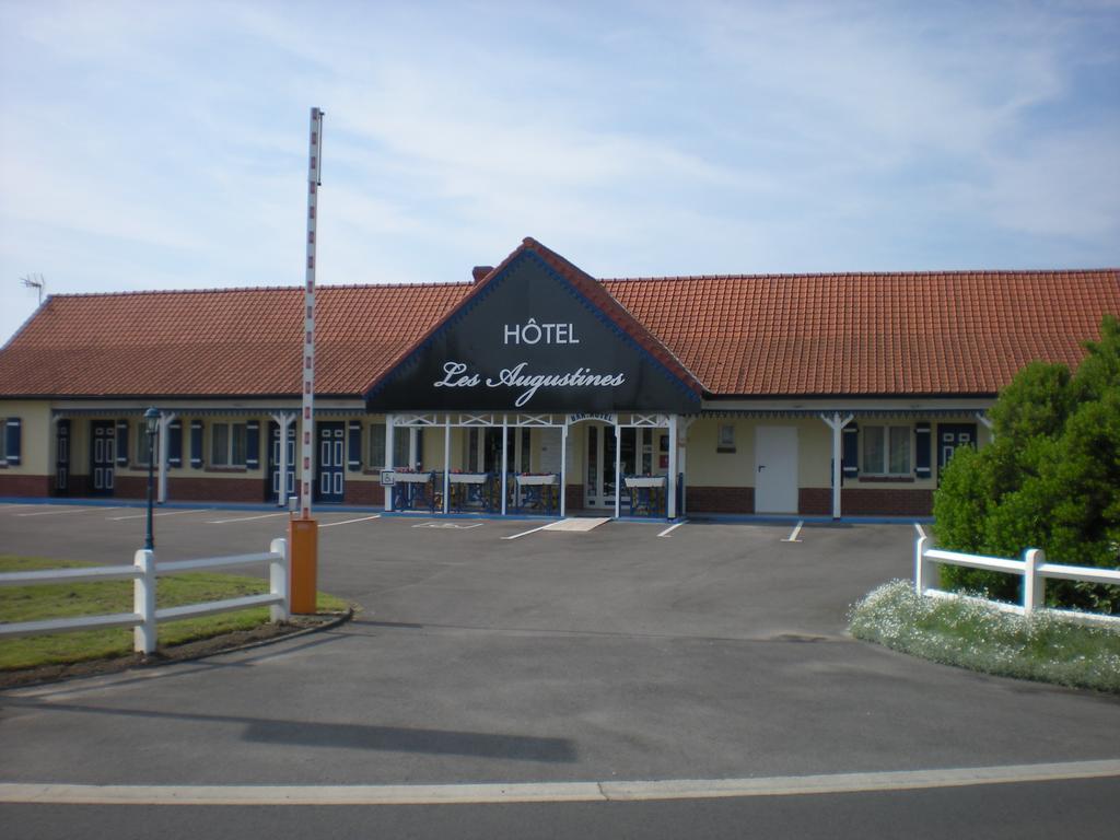 Hotel Les Augustines Quend Exterior foto