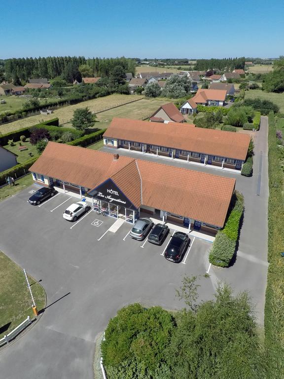 Hotel Les Augustines Quend Exterior foto